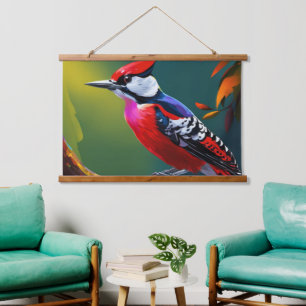 Woodpecker Wall Tapestry