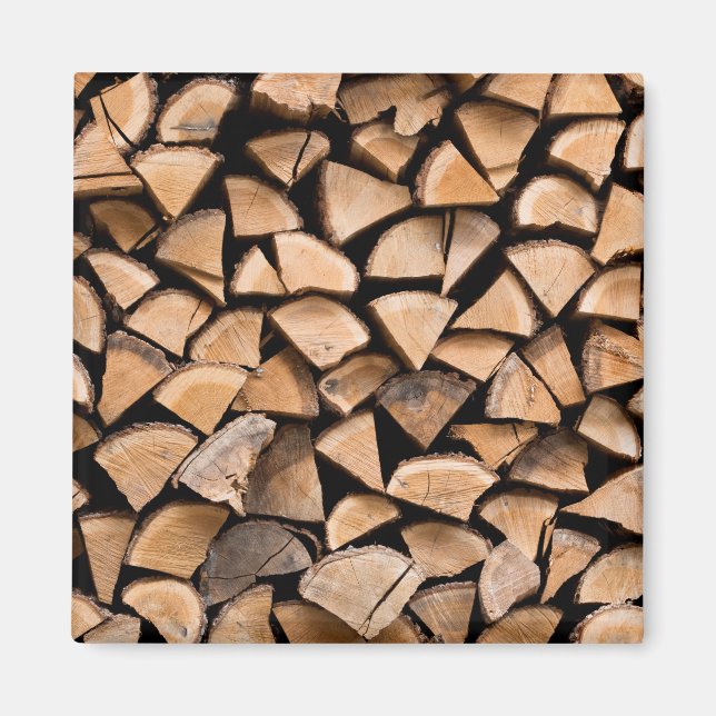Woodpile background magnet (Front)