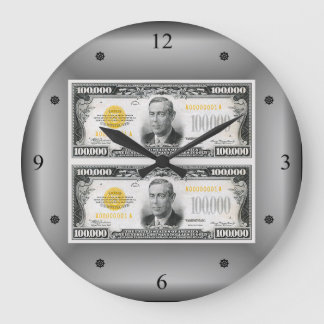 Woodrow Wilson ~ $100,000 Gold Certificates ~1934 Large Clock