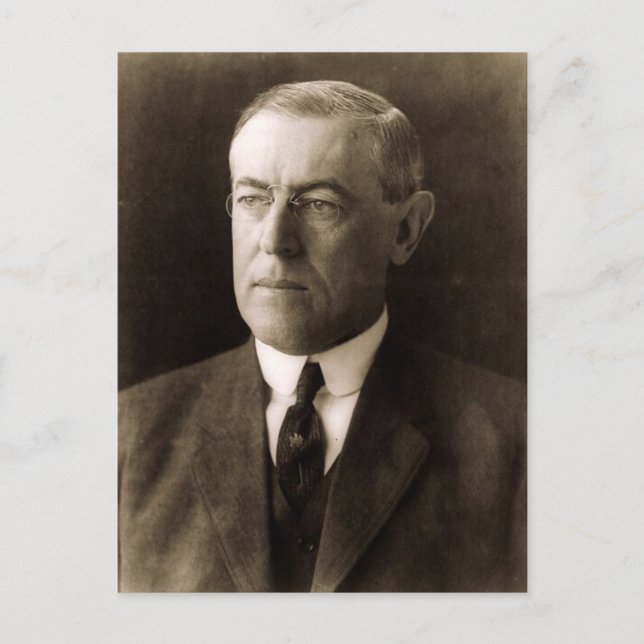 Woodrow Wilson 28 Postcard (Front)
