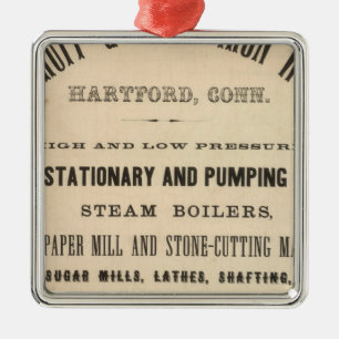 Woodruff and Beach Iron Works Metal Tree Decoration