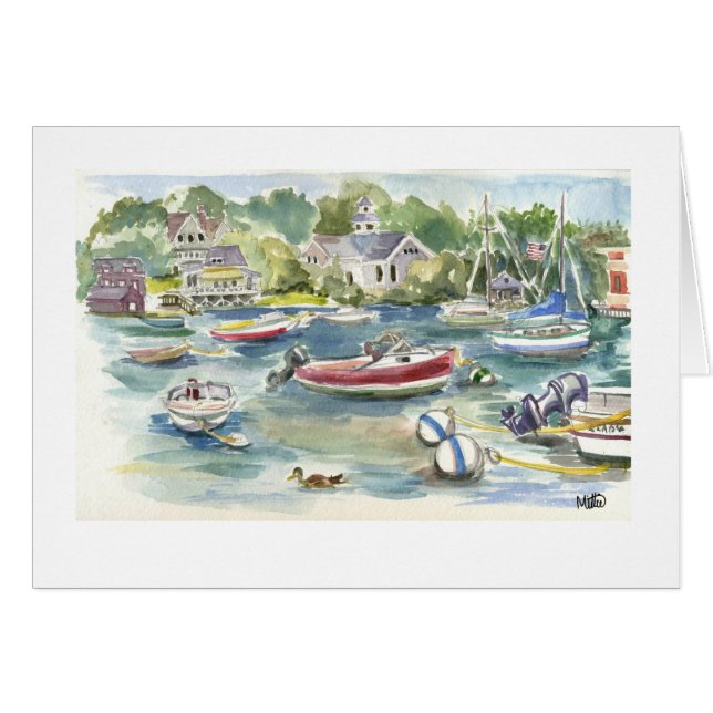 Wood's Hole Harbour scene (Front Horizontal)