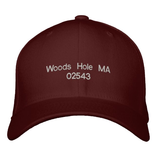 Woods Hole MA 02543 - ball cap (Front)