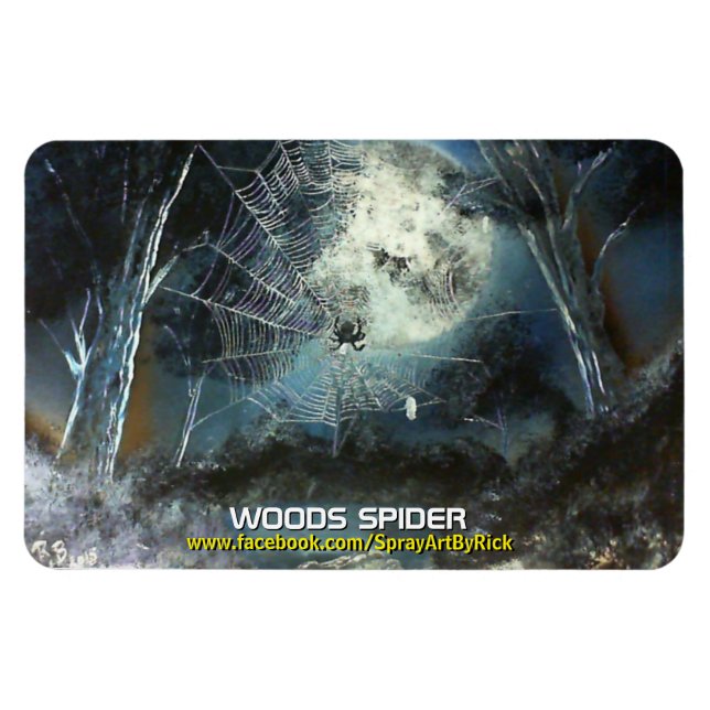 Woods Spider Magnet (Horizontal)