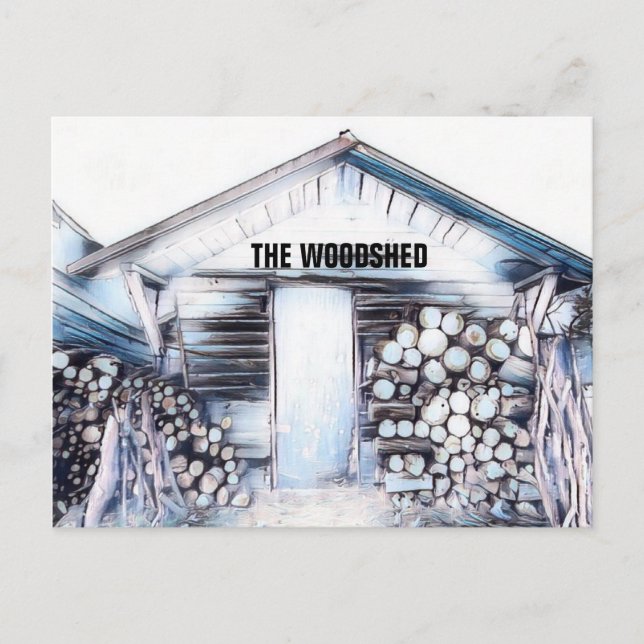 WOODSHED ART Postcards (Front)