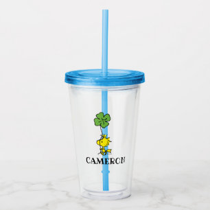 Woodstock Carrying Shamrock Acrylic Tumbler