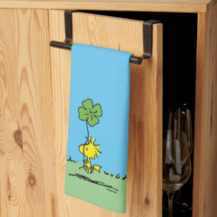 Woodstock Carrying Shamrock Tea Towel