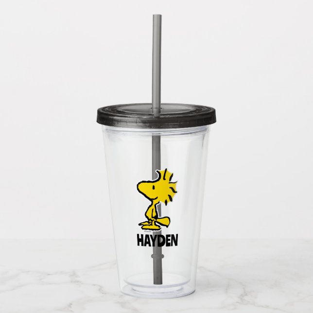 Woodstock Classic Design | Add Your Name Acrylic Tumbler (Front)
