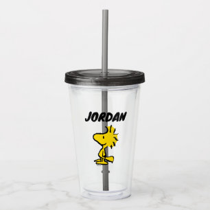 Woodstock Classic Design Pattern Add Your Name Acrylic Tumbler