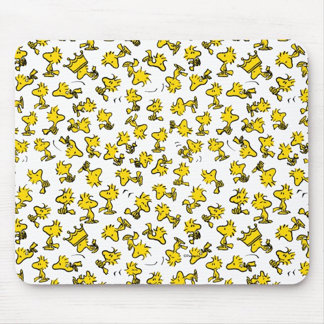 Woodstock Classic Design Pattern Mouse Mat (Front)