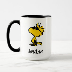 Woodstock Cool Sunglasses Pattern   Add Your Name Mug