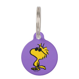Woodstock Cool Sunglasses Pattern Pet Tag