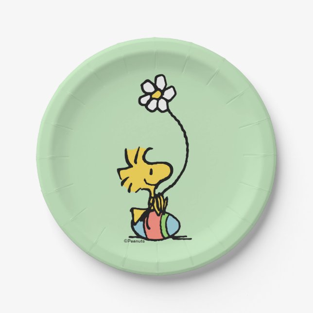 Woodstock Easter Egg Paper Plate (Front)