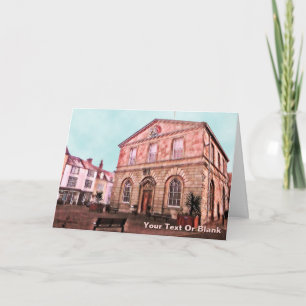 Woodstock, England Town Hall Holiday Card