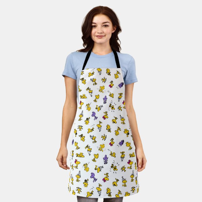 Woodstock Fun Pattern Apron (Worn)