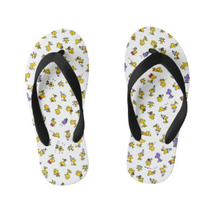 Woodstock Fun Pattern Kid's Flip Flops