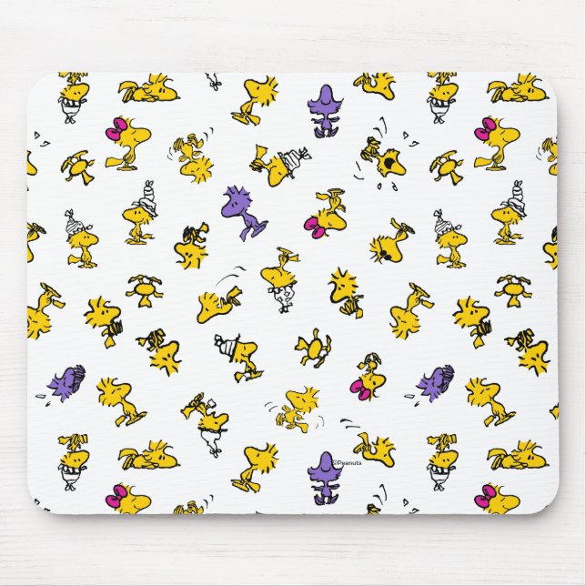 Woodstock Fun Pattern Mouse Mat (Front)