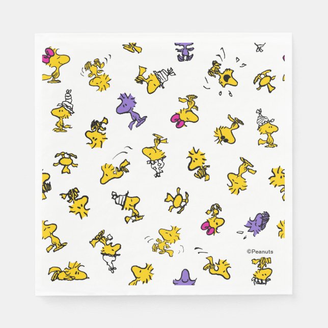 Woodstock Fun Pattern Napkin (Front)