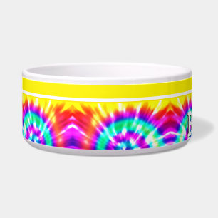 Woodstock Hippie Boho style colourful tiedye custo