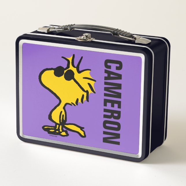 Woodstock In Sunglasses Metal Lunch Box (Front)