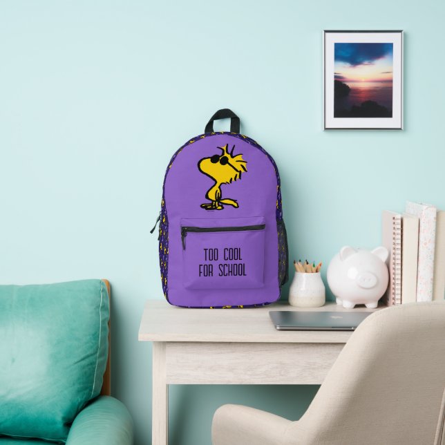 Woodstock In Sunglasses Printed Backpack (Insitu)