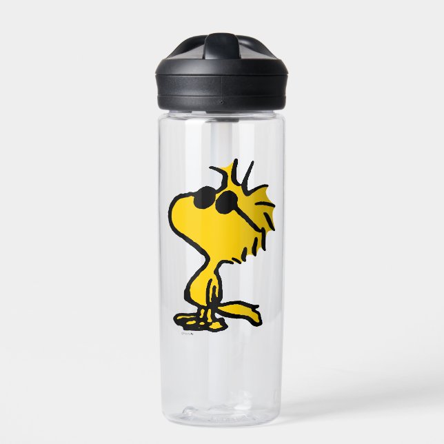Woodstock In Sunglasses Water Bottle (Front)