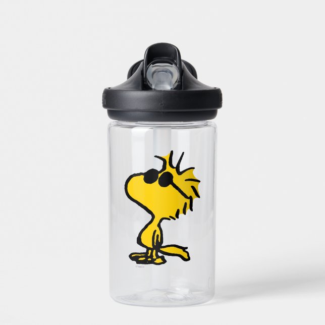 Woodstock In Sunglasses Water Bottle (Front)