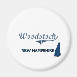 Woodstock New Hampshire City Classic Magnet