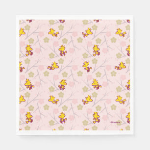 Woodstock Pink Cherry Blossom Pattern Napkin