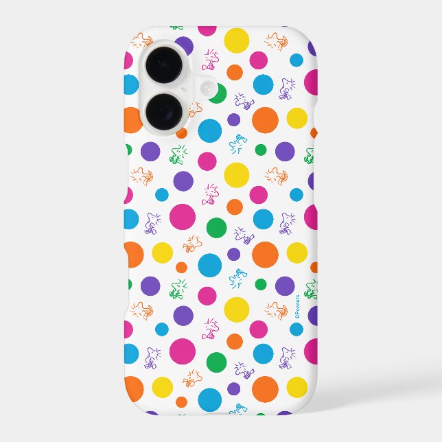 Woodstock Rainbow Polka Dot Pattern (Back)