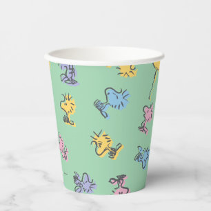 Woodstock Sugar Pop Art Pattern Paper Cups