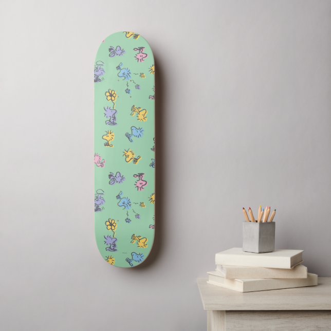 Woodstock Sugar Pop Art Pattern Skateboard (Wall Art)