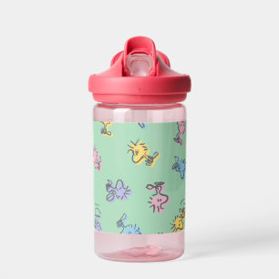 Woodstock Sugar Pop Art Pattern Water Bottle