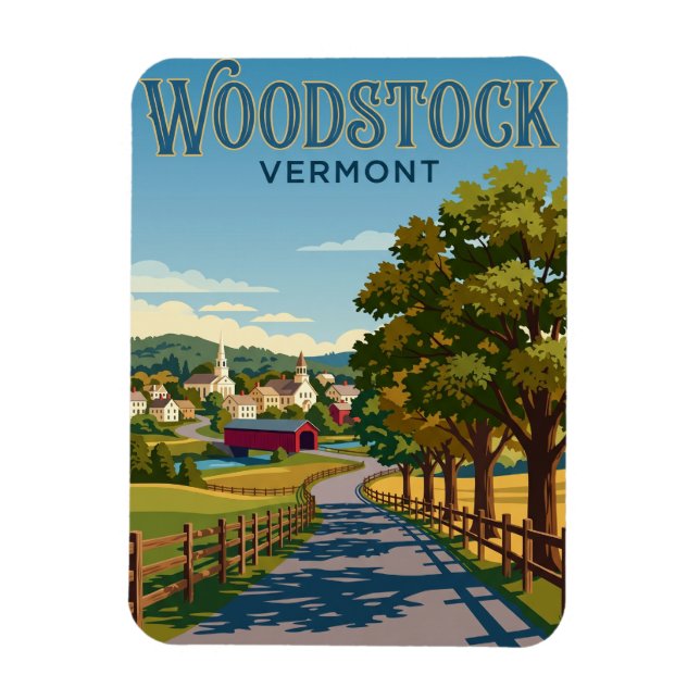 Woodstock USA Magnet (Vertical)