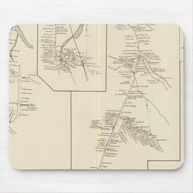 Woodsville PO Mouse Mat (Front)