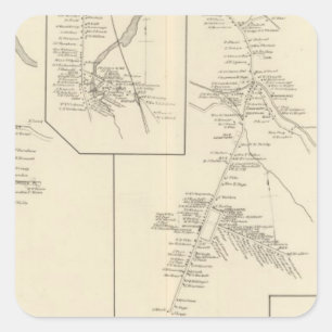 Woodsville PO Square Sticker