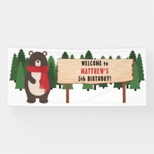Woodsy Bear Banner