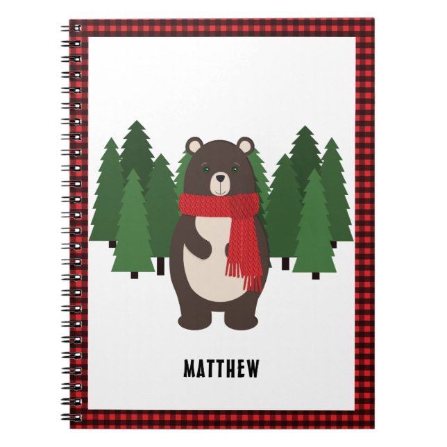 Woodsy Bear Notebook (Front)
