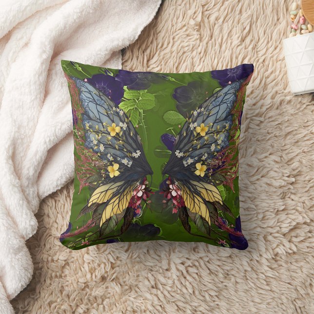Woodsy Butterfly on Leaves Cushion (Creator Uploaded)