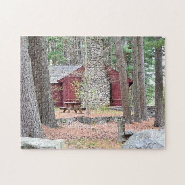 Woodsy Cabin Puzzle (Horizontal)