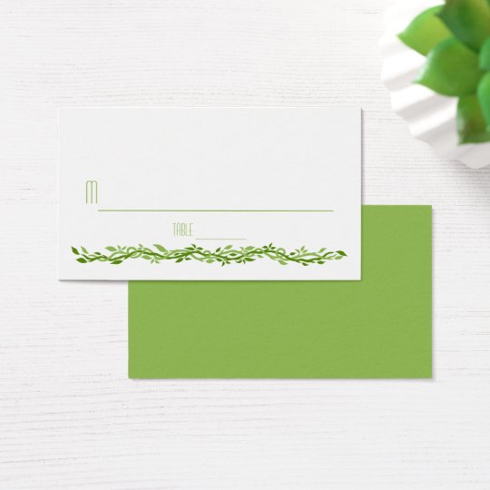 Woodsy Elegance | Wedding Vine Place Card Escort