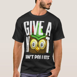 Woodsy Owl Give a Hoot Don't Pollute Distressed Vi T-Shirt