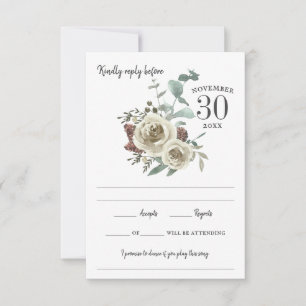 Woodsy Rose Watercolor Response