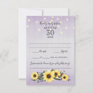 Woodsy Sunflower and Lights Watercolor Response