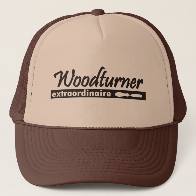 Woodturner Extraordinaire Trucker Hat (Front)