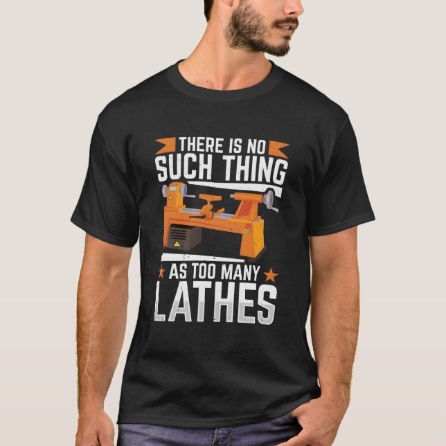 Woodturning Wood Tools Lathe Turner Sandpaper Wood T-Shirt (Front)