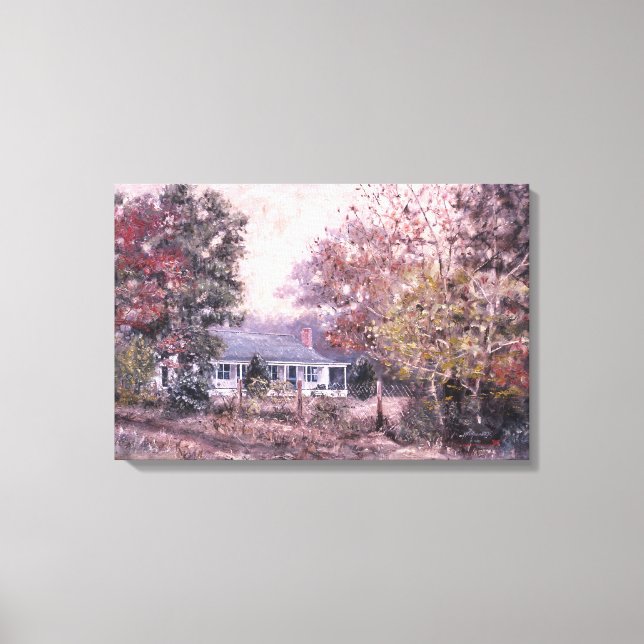 "Woodville Farm" by Max Greiner Jr. Canvas Print (Front)