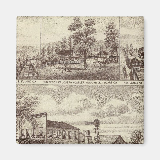 Woodville Hotel, ranches Magnet (Front)