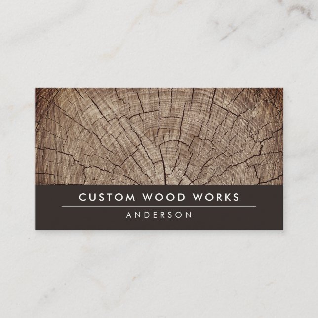 Woodwork Business Card (Front)