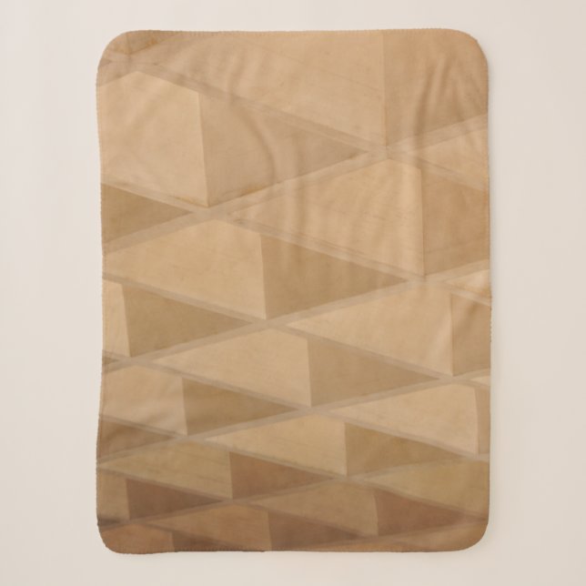 Woodwork Sherpa Blanket (Front)